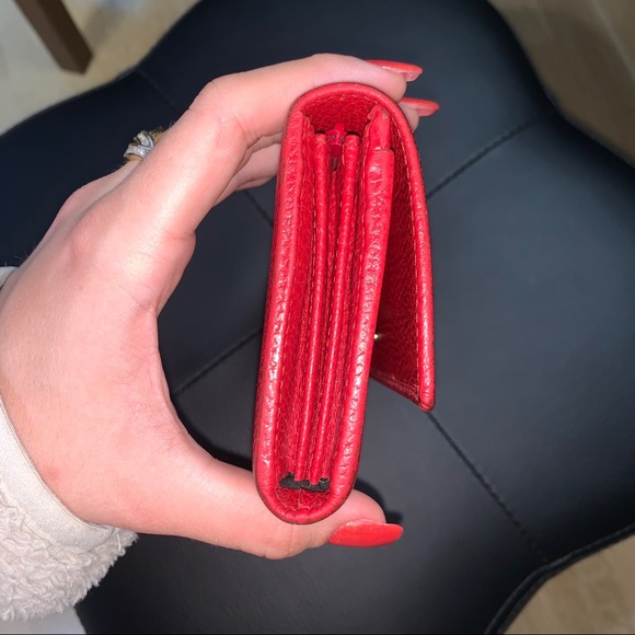 Vintage Authentic GUCCI Swing Leather Wallet - Picture 9 of 15